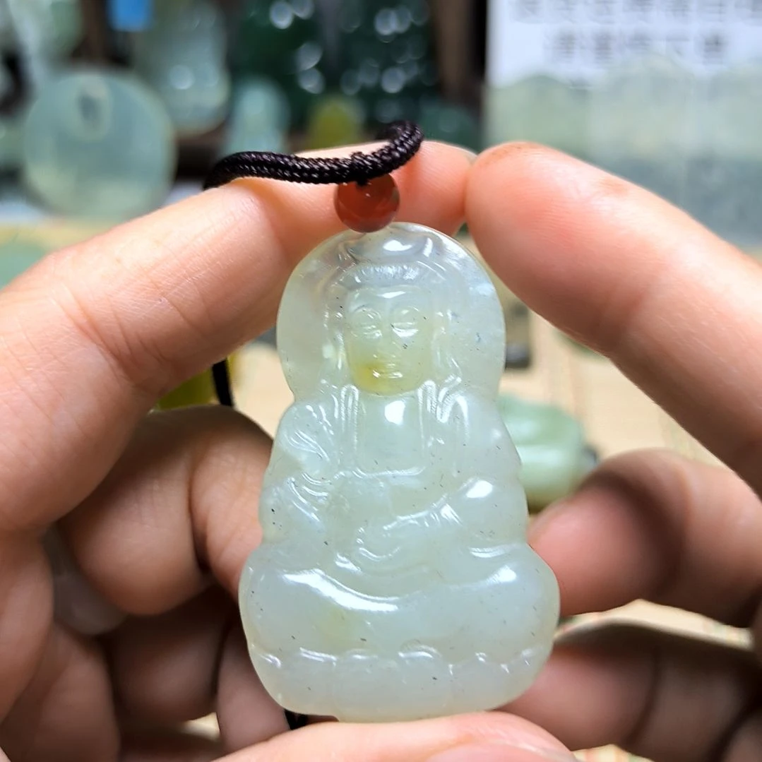 岫玉吊坠(不含链)未镶嵌顺**为