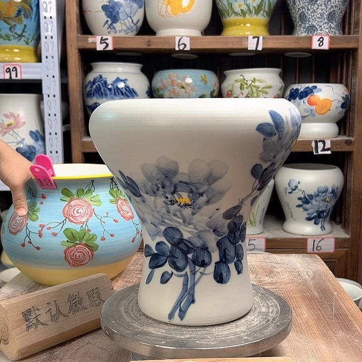 陶火窝兰兰牡丹陶瓷