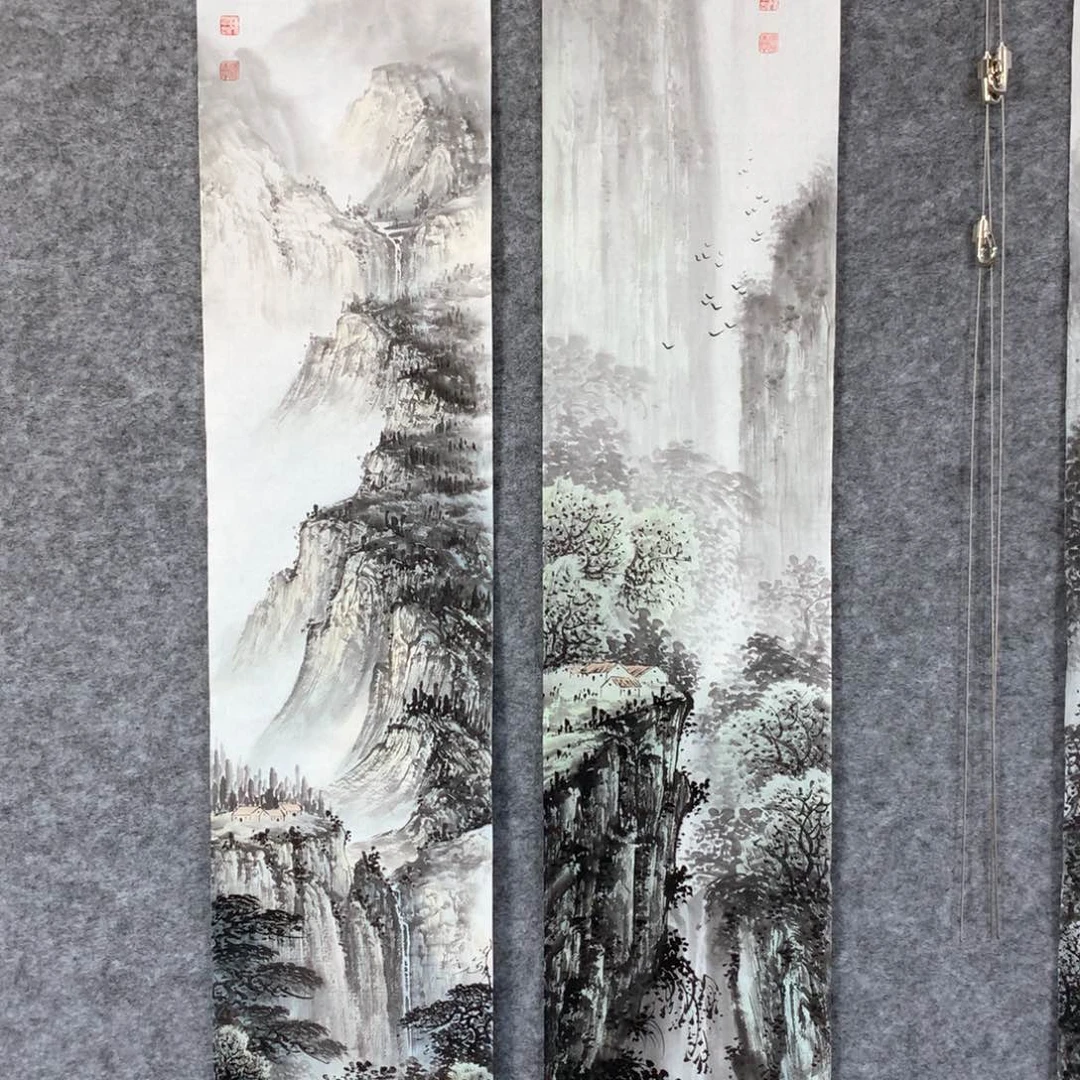 国画李*旭山水作品写意