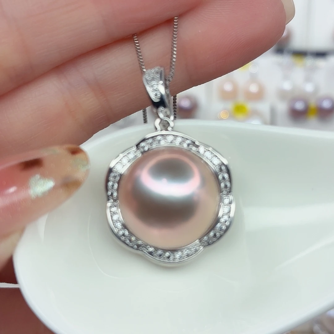 淡水珍珠合金颈饰14.8