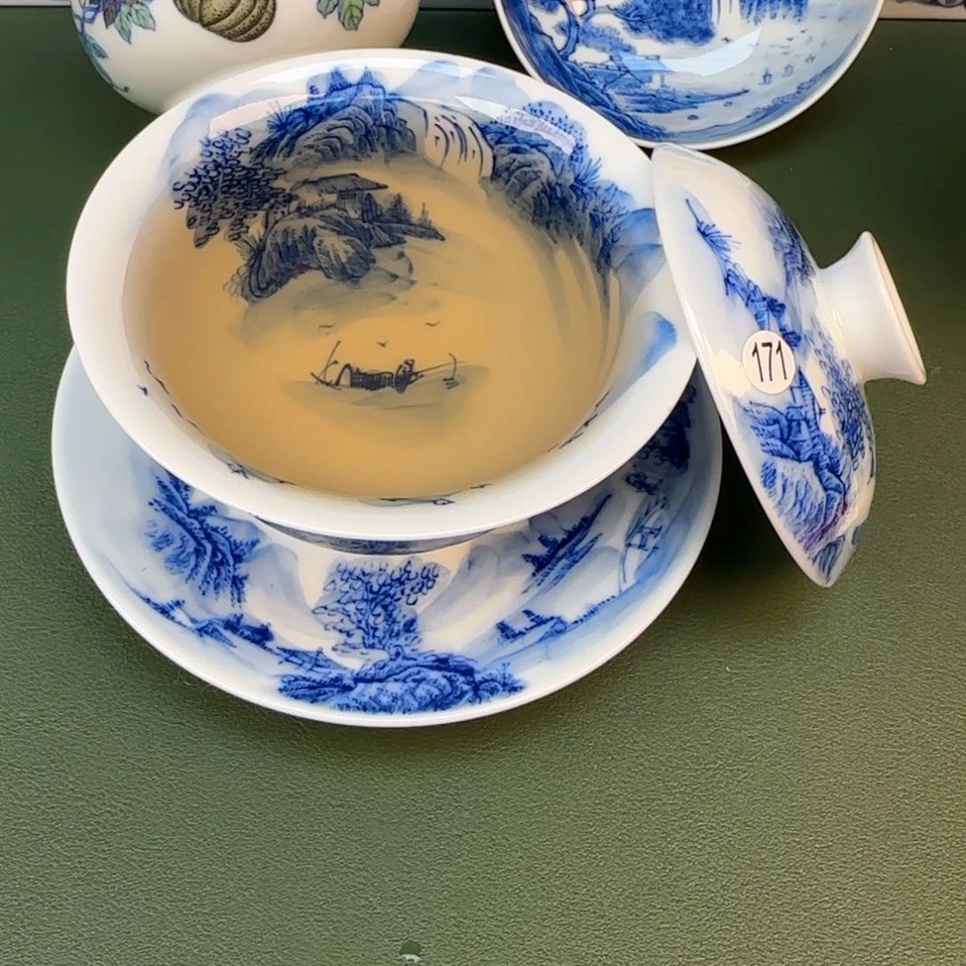 彦祖纯手工手绘茶具171