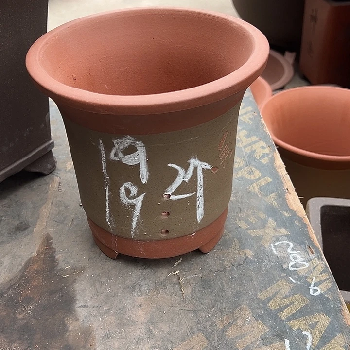 花盆紫泥透气花盆
