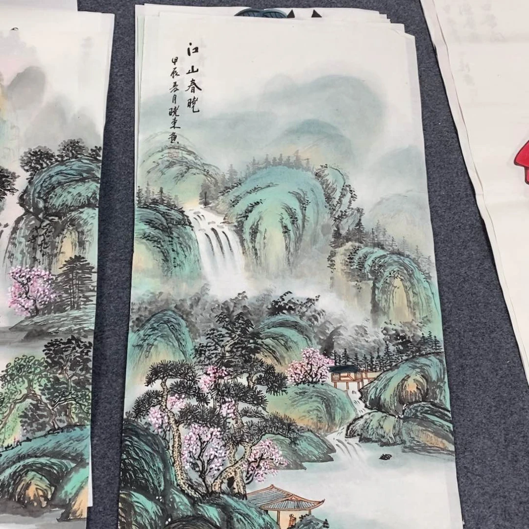 国画旗*100✖️50画画画画画画画画