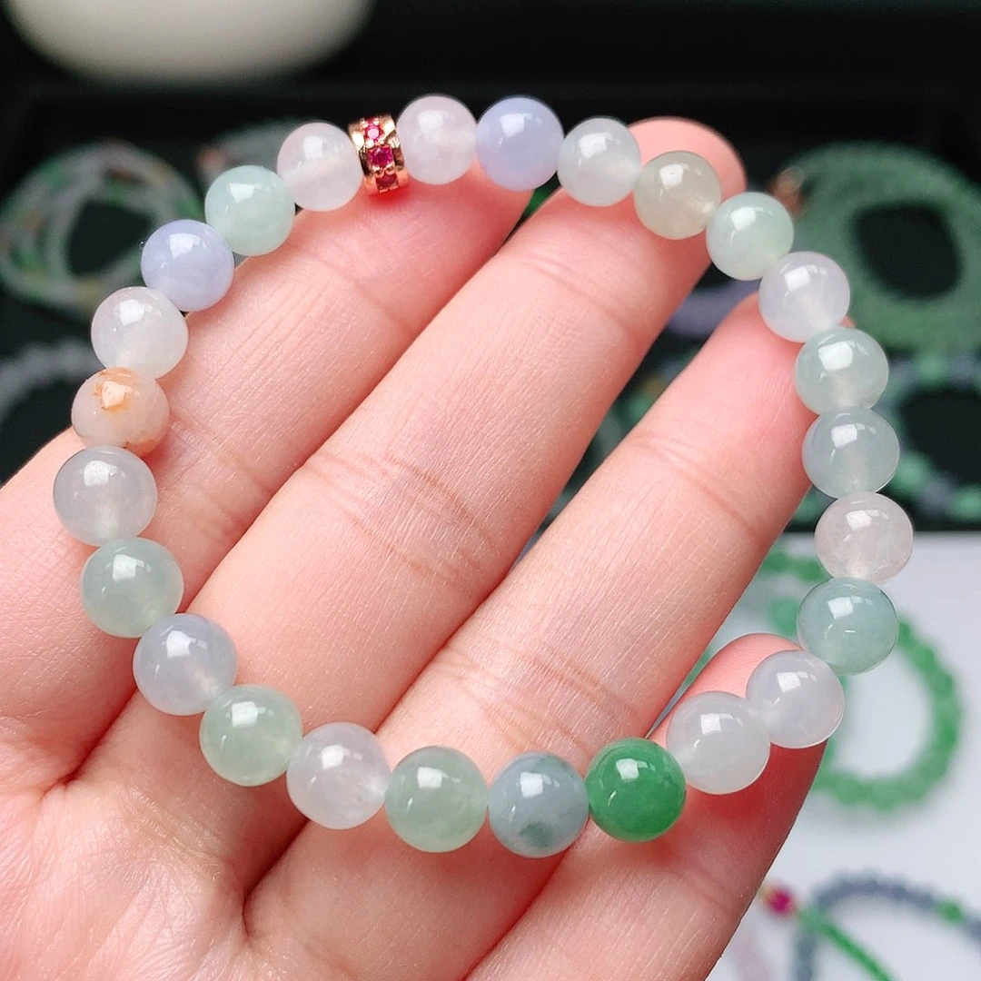 翡翠手链未镶嵌翡翠