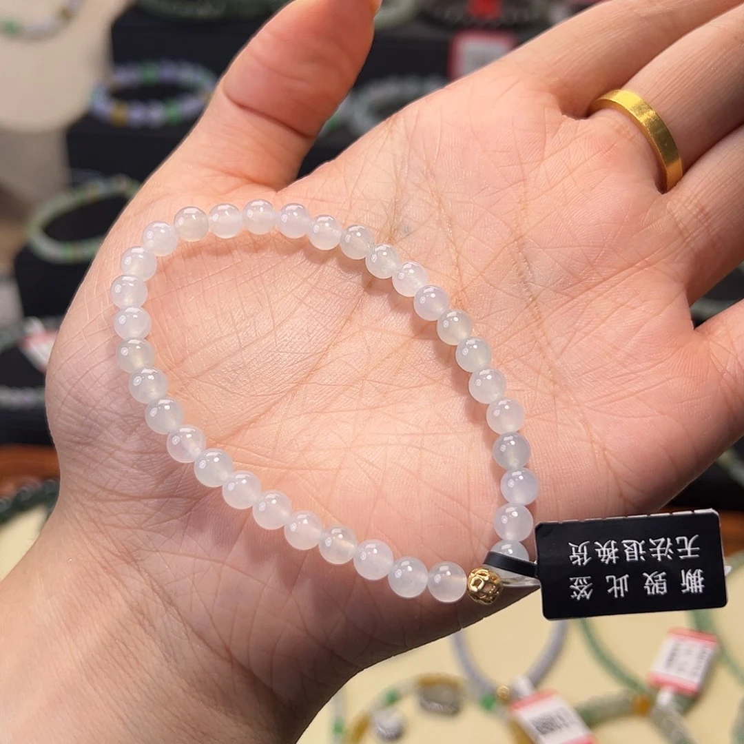 未镶嵌手链翡翠唯缅甸A货翡翠手串k5.5 017