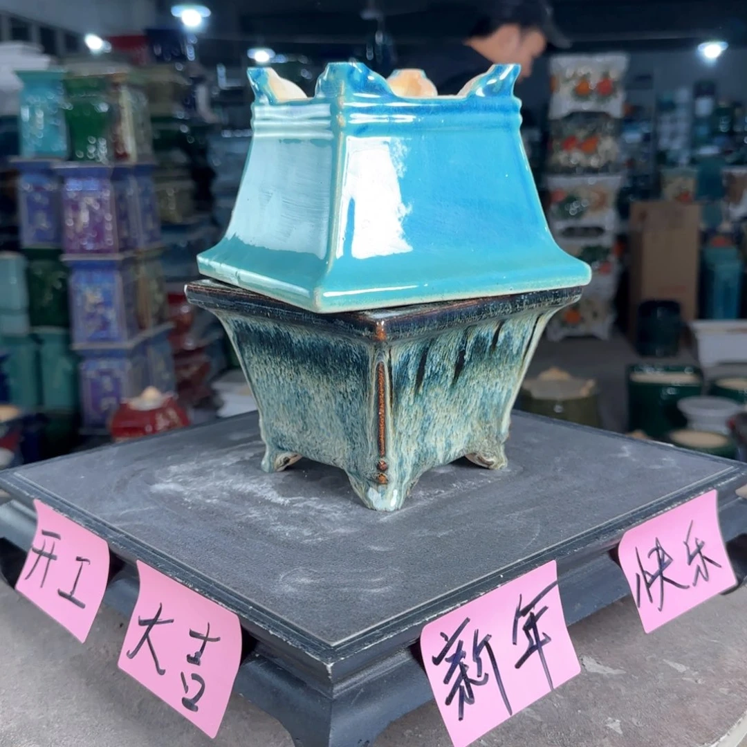 一风堂石湾花盆。微瑕