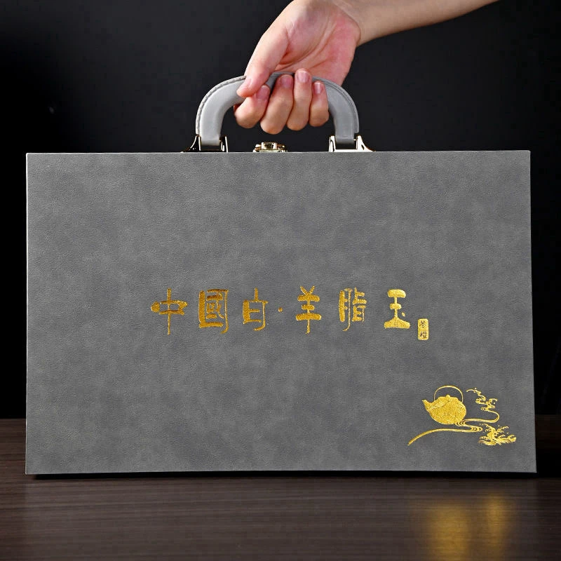 羊脂玉金竹报喜茶具套装会客陶瓷泡茶盖碗功夫茶杯高端茶具套装