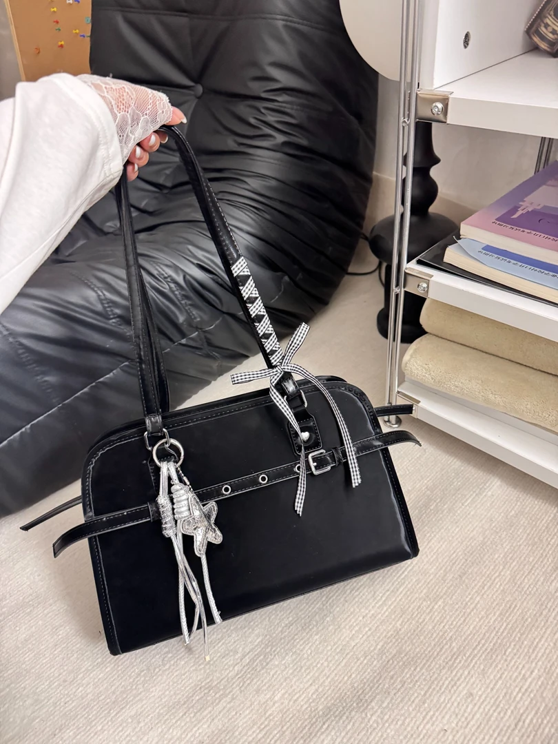 2025夏季新款韩系简约大容量双肩包时尚百搭可单肩腋下