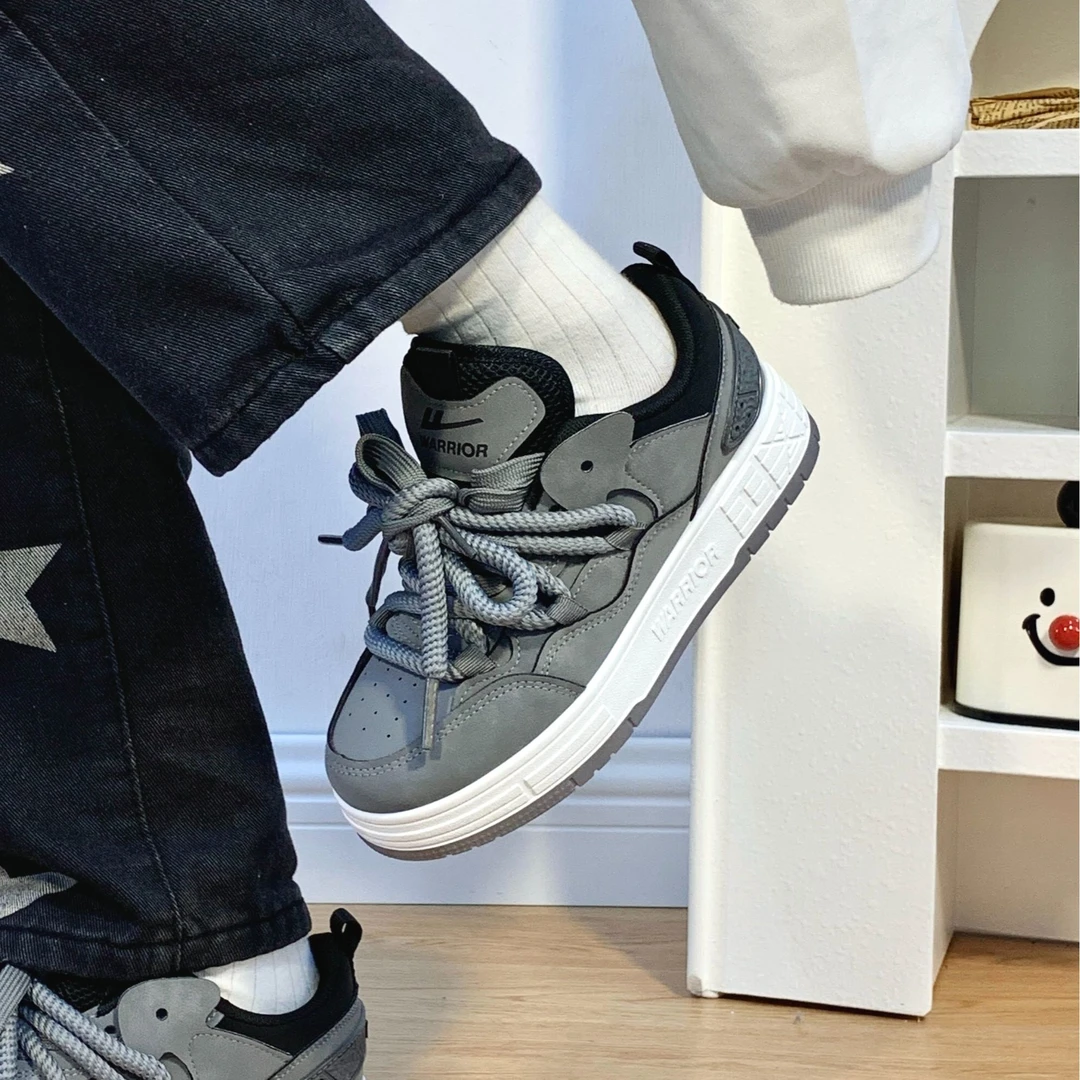 回力男鞋秋冬款厚底板鞋男款2025新款潮牌高级感百搭港风休闲鞋子