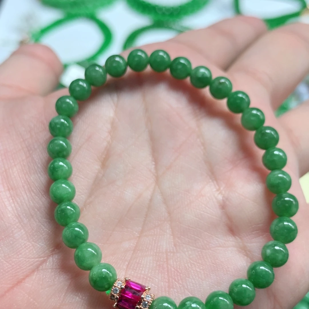 未镶嵌手链翡翠翡翠