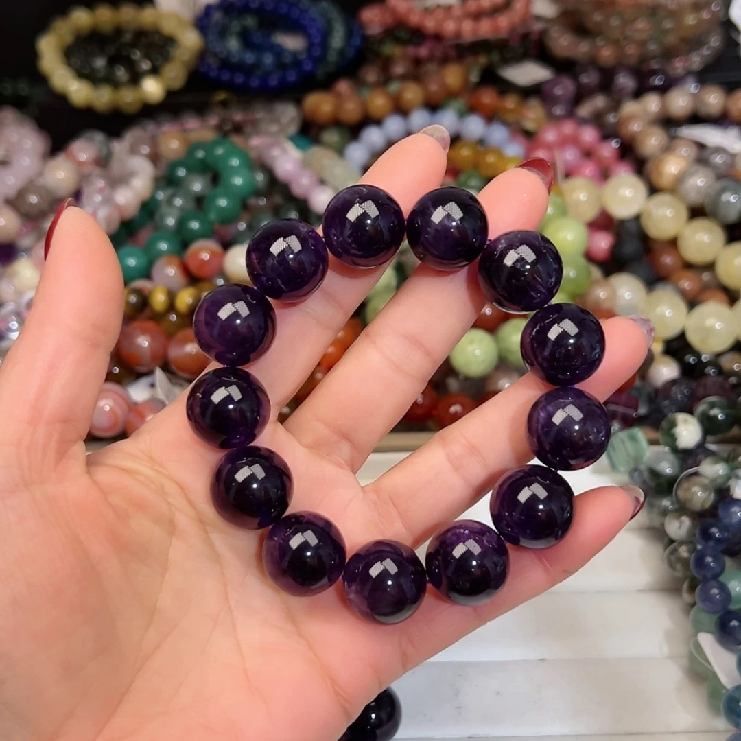 【闪购商品】烟晶手链银S925镶嵌D**_395