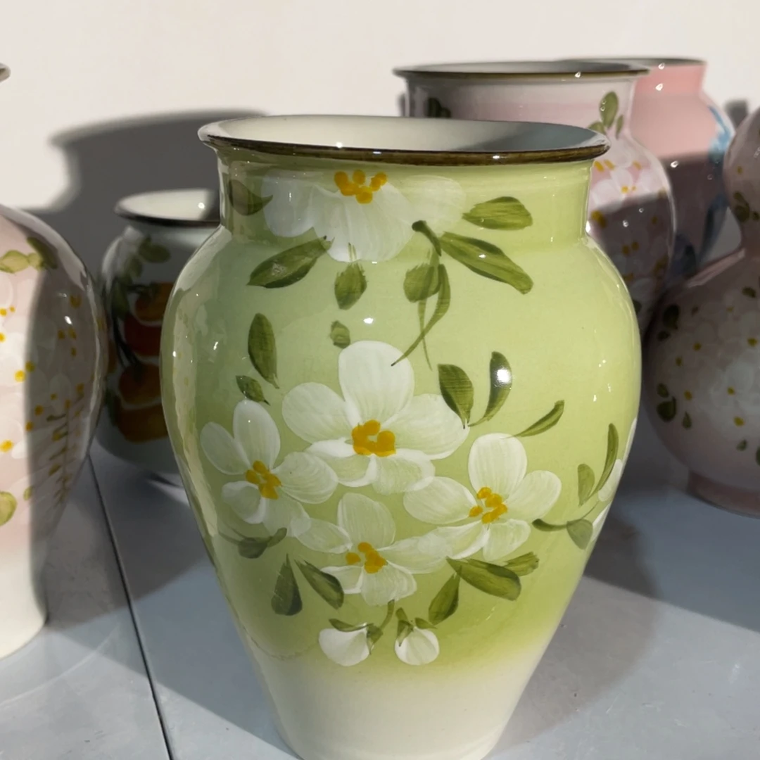 瓶景德镇手绘花瓶