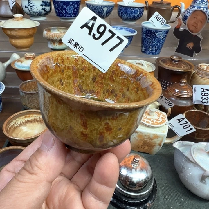 摆件梦****）977景德镇手工柴烧主人杯