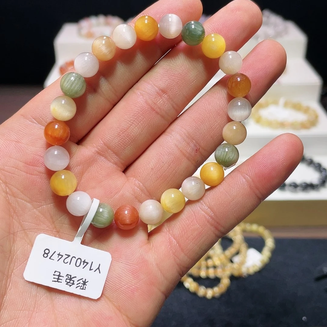 水晶手链未镶嵌L****柳彩兔毛8.3
