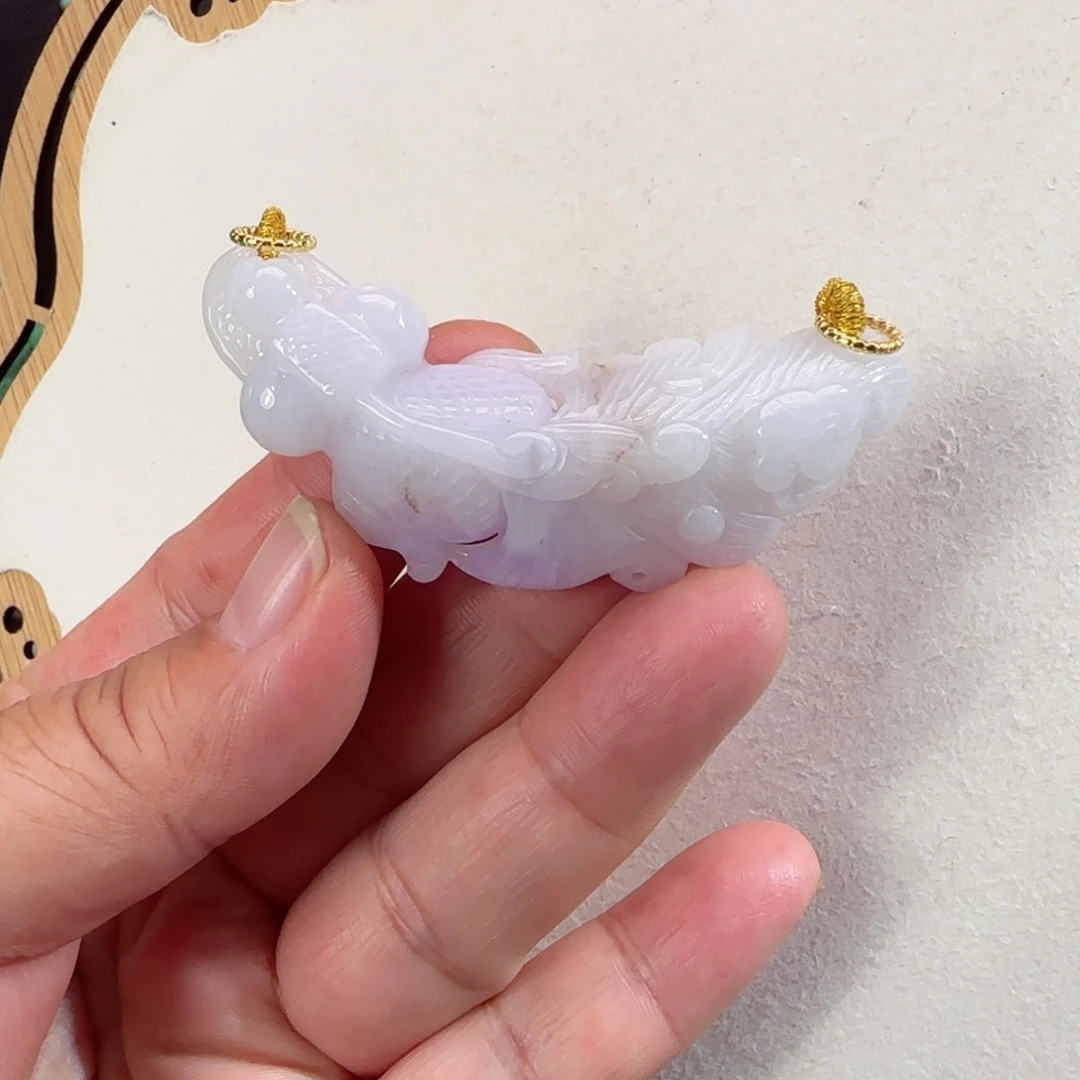 翡翠颈饰未镶嵌仿古