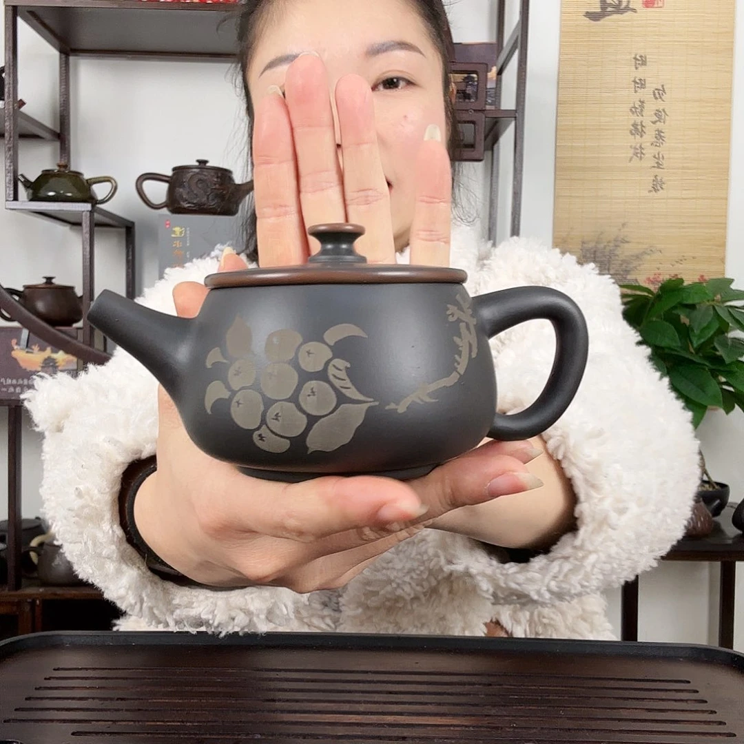 壶云南建水紫陶茶壶111111