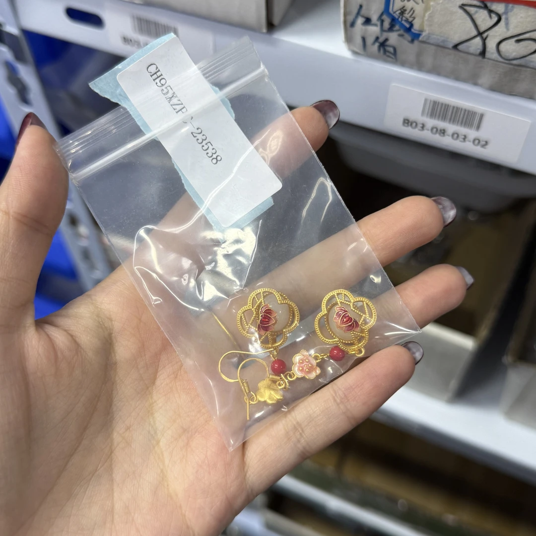 铜合金耳饰 新中式国风宫廷风轻奢精美耳环 CH95XZPC-23538