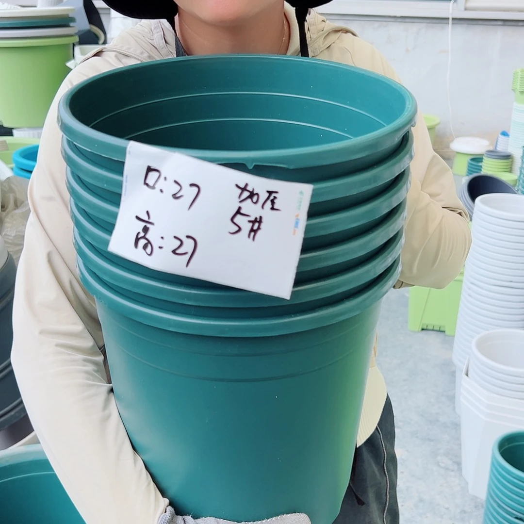 瑕疵加厚5加仑墨绿色6个无托