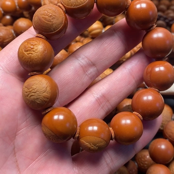 大***乓橄榄核手串/手链钟馗