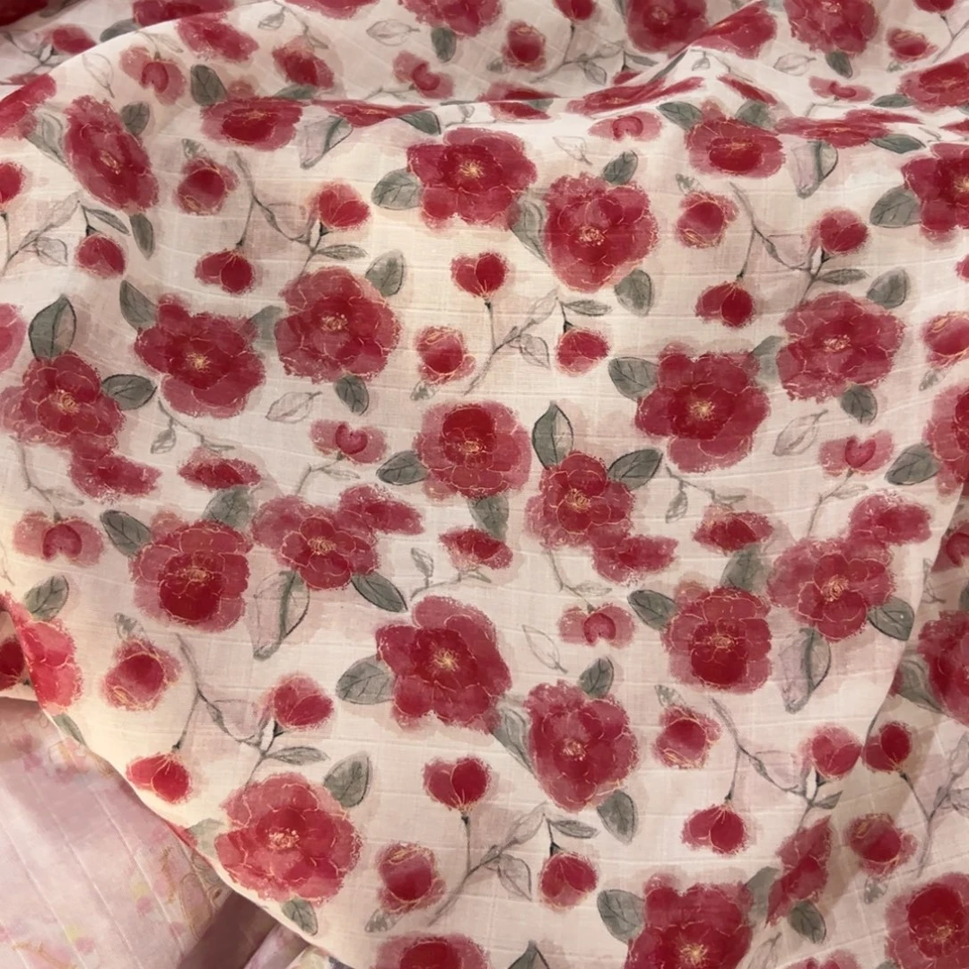 棉一米价纯棉格子双层纱1.65米宽果子E