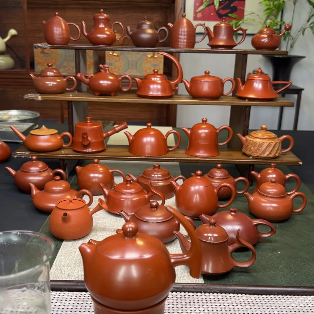 T***)紫砂茶壶潮州手拉壶