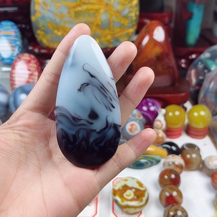 未镶嵌耳饰玛瑙/玉髓