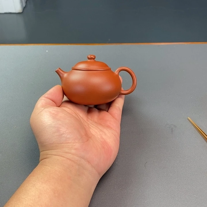雄***材紫砂茶壶全手扁西施