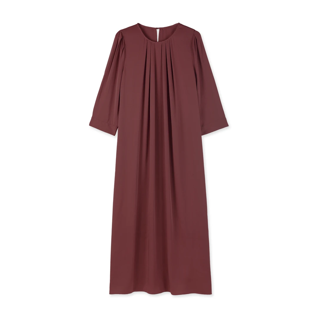 【挺挺】2025新款桑蚕丝连衣裙 YY-LG9156