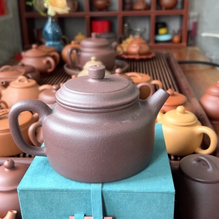 茶壶紫砂天青德中450c c