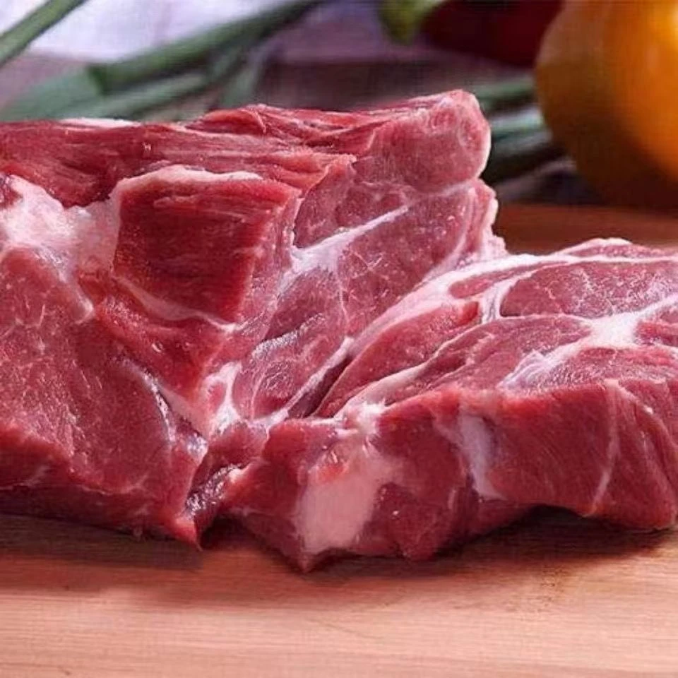 农家散养黑毛土猪梅花肉净重5斤顺丰冷链发货