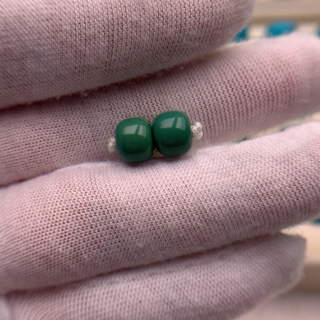 绿松石未镶嵌珠宝奇石7.5mm