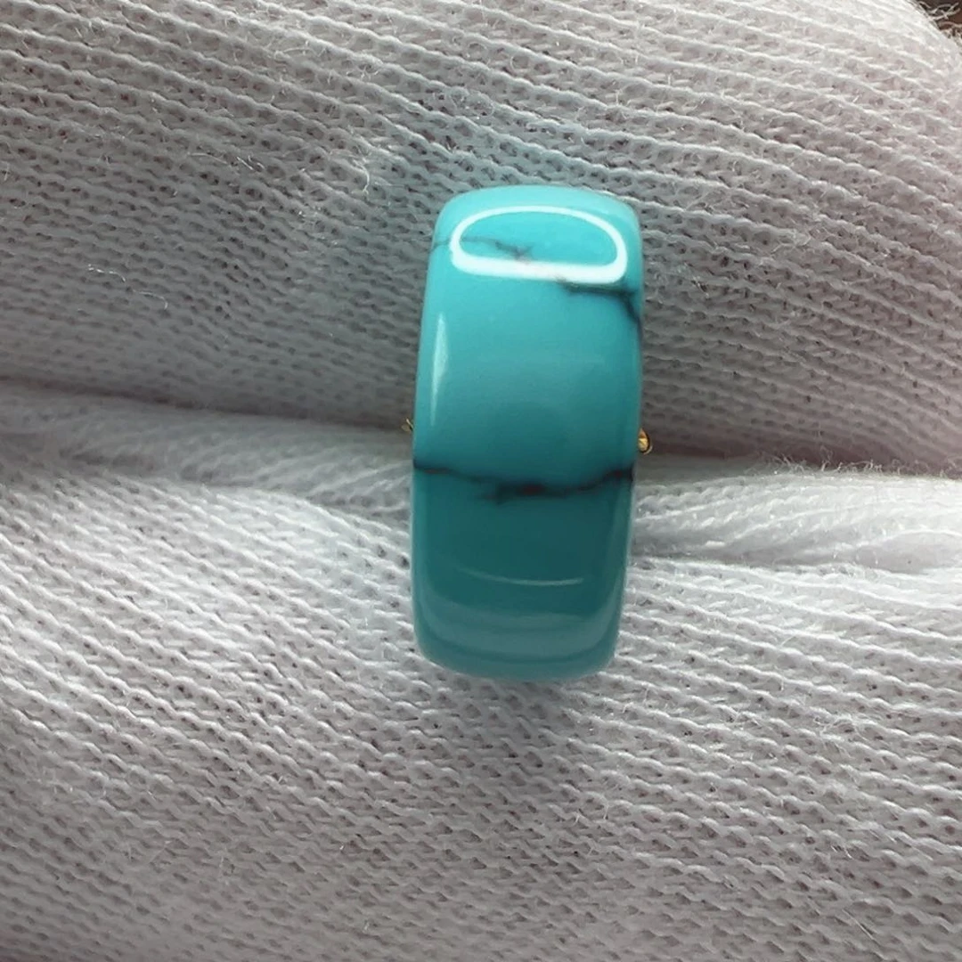 绿松石未镶嵌直切珠11.9