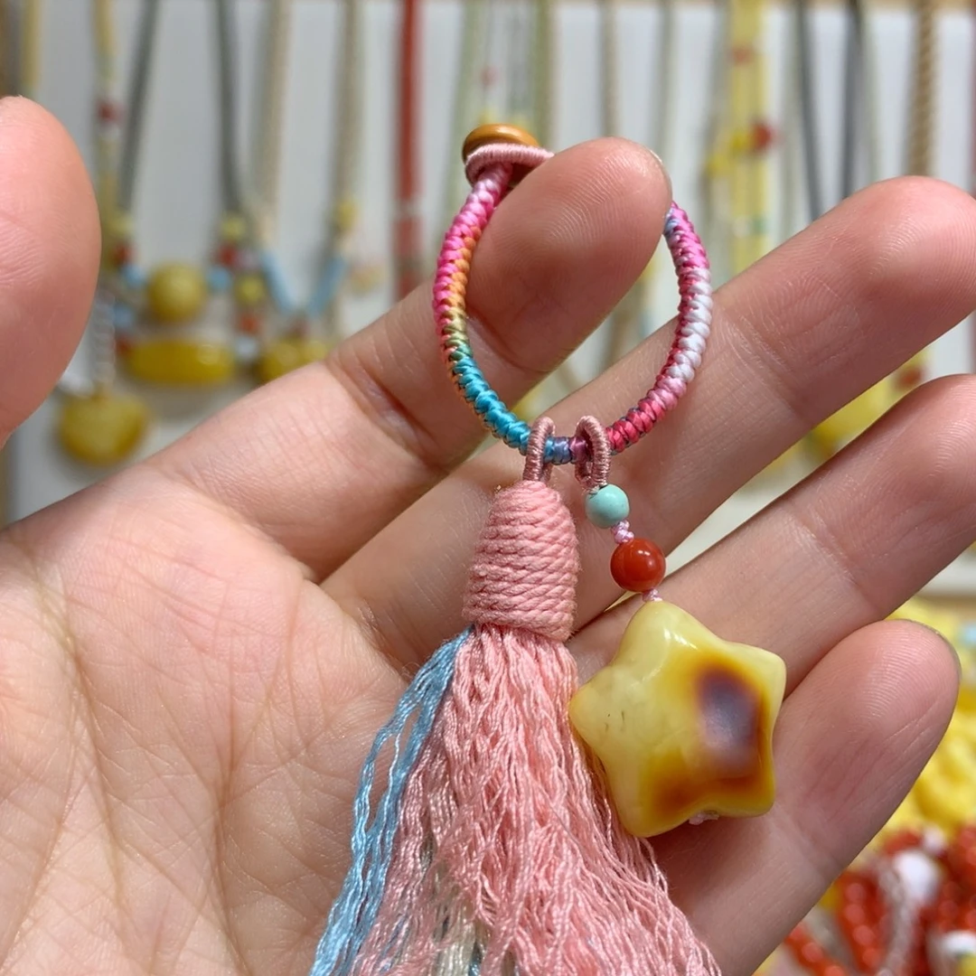 蜜蜡未镶嵌裸石星星