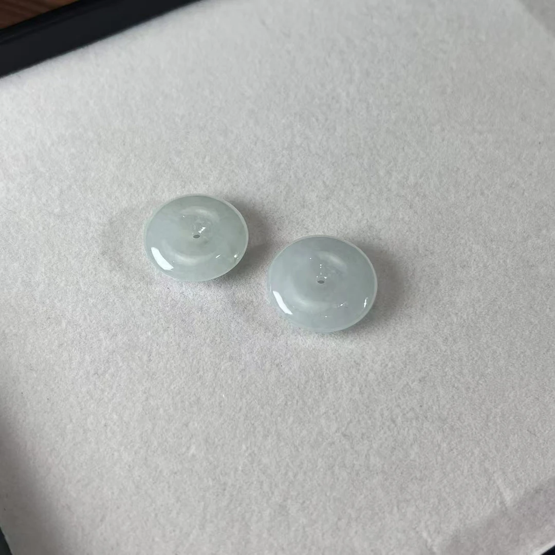 【睿泽鉴宝】翡翠小平安扣吊坠多样性发一23*6mm AE1045