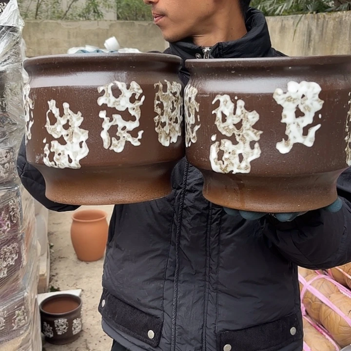 紫砂茶碗侘寂风口径21*19