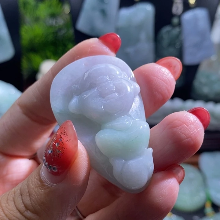 【闪购商品】颈饰未镶嵌翡翠佛