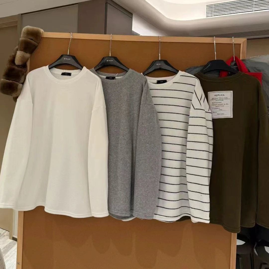 【東Room】2025年冬季新款极简加绒卫衣秋冬女