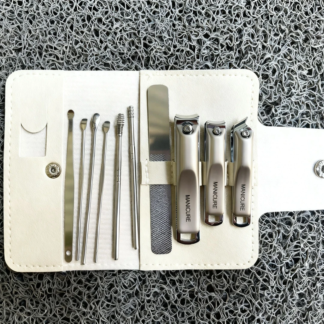 指甲刀10件套男女家用单个指甲钳斜口修指甲工具全套