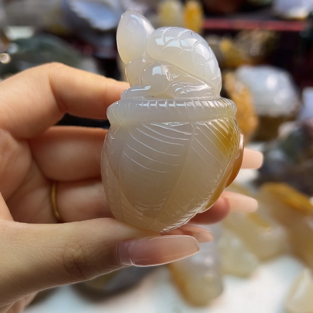 玛瑙/玉髓合金颈饰