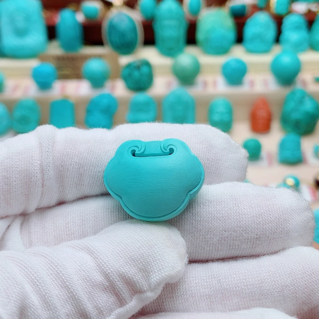 绿松石未镶嵌珠宝半成品