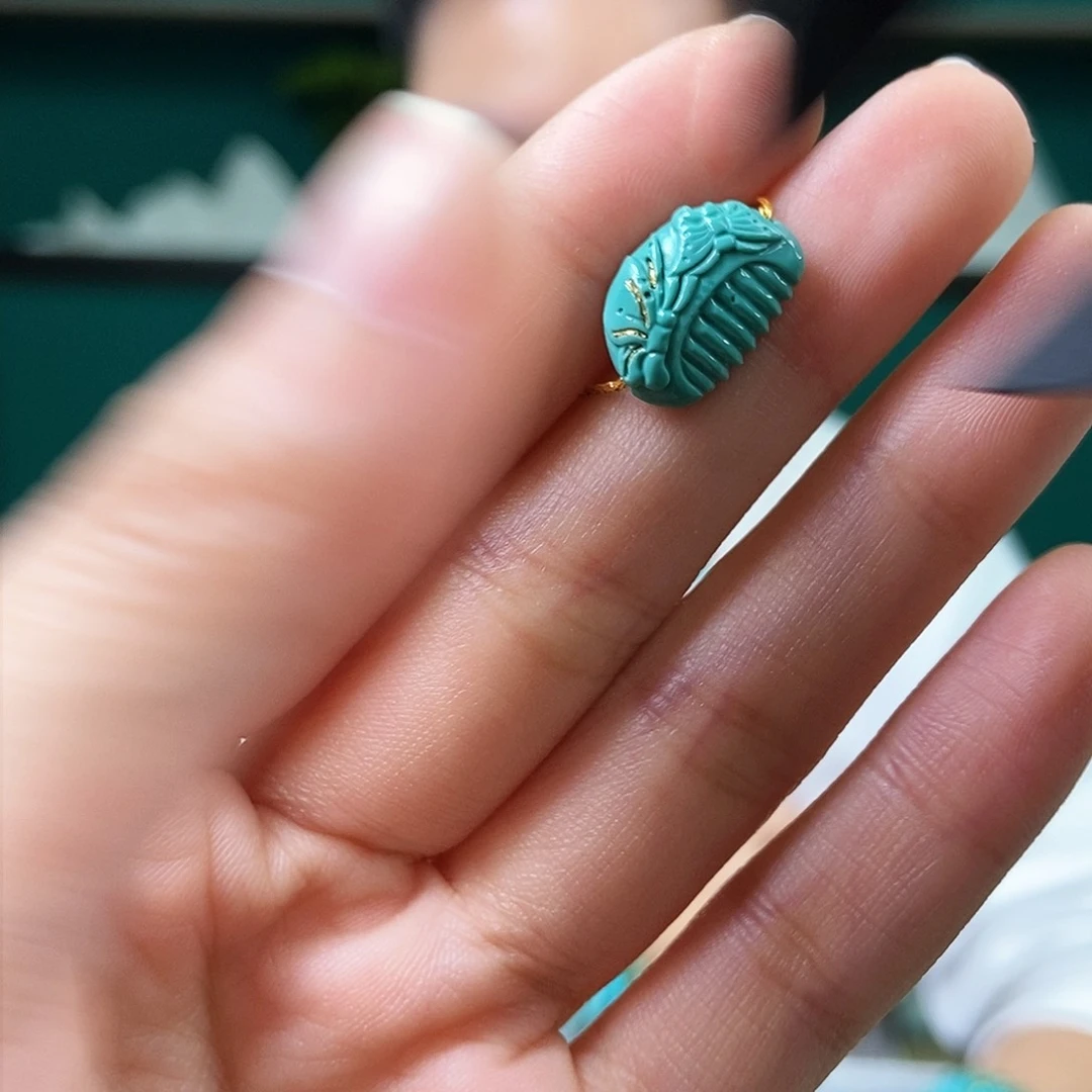 未镶嵌绿松石挂件