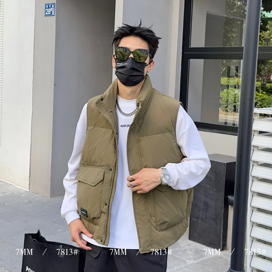 羽绒马甲冬季爆款时尚潮流立领国标马甲-7813