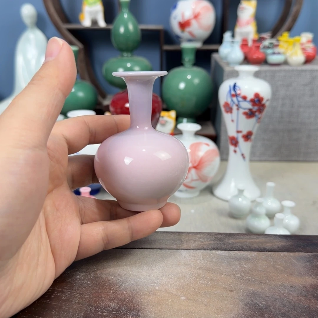 陶瓷手工小花器摆件