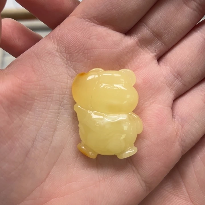 裸石琥珀未镶嵌天然蜜蜡配件