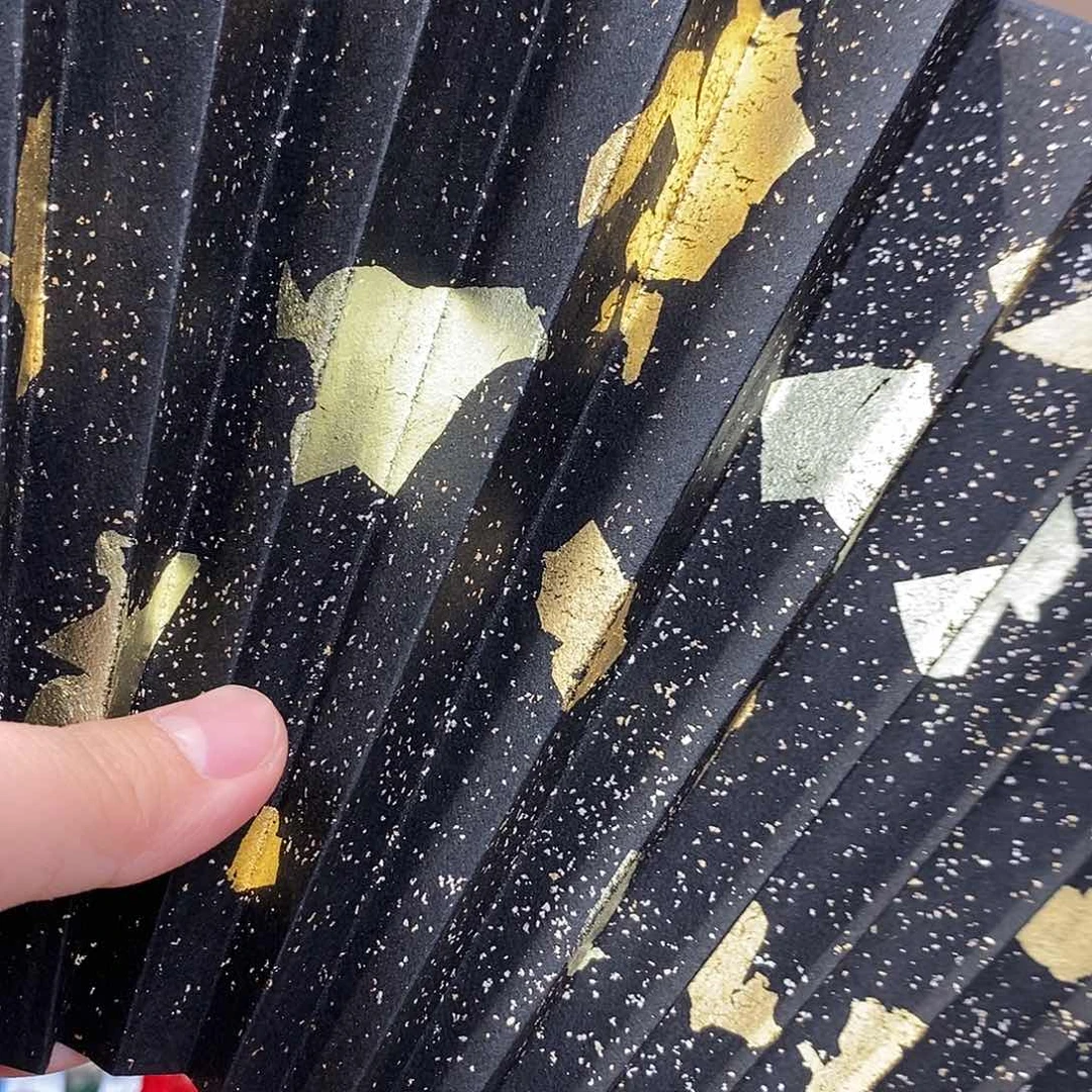 扇子怒**衣85寸铲子折扇扇面