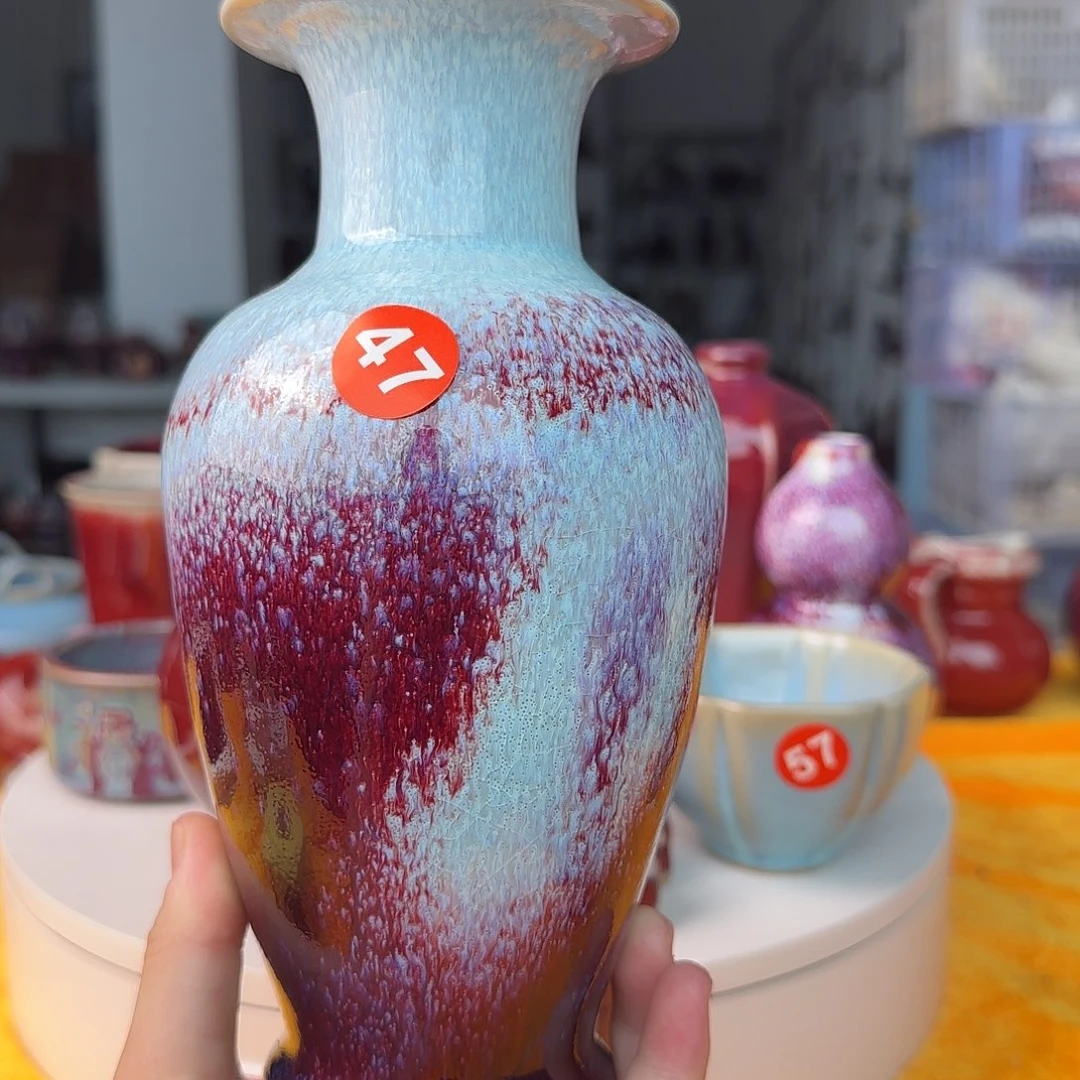 悟***道摆件郑家钧窑摆件