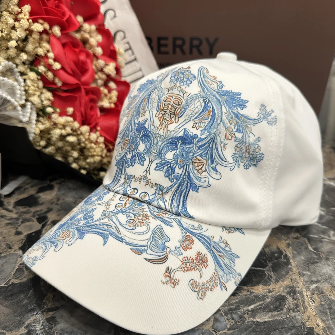 【WW】青花棒球帽帽子印花帽子鸭舌帽潮牌时尚韩版百搭251902