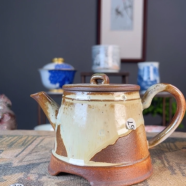 摆件景德柴烧茶杯多人