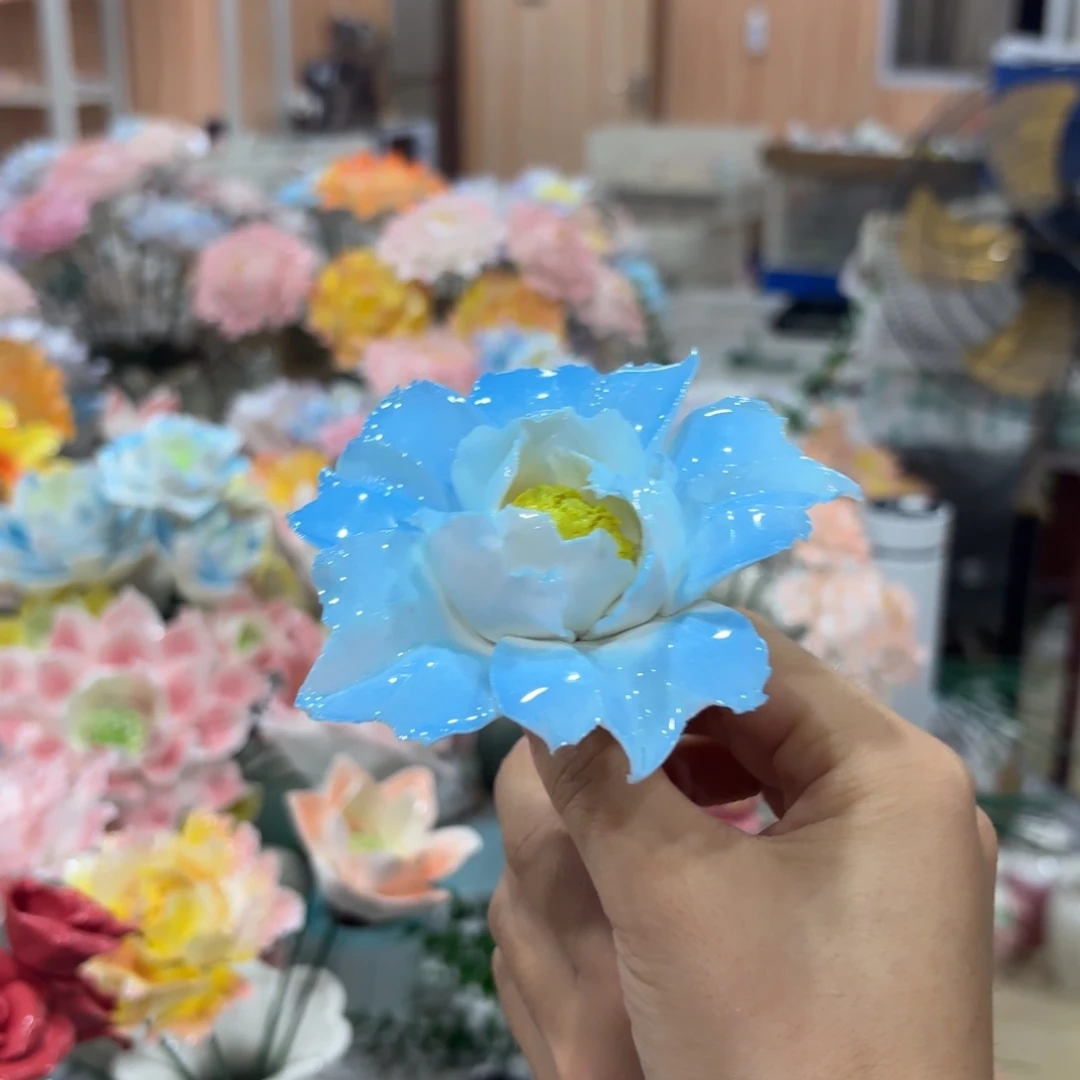 陶瓷花，拍满20发货，退款拉黑