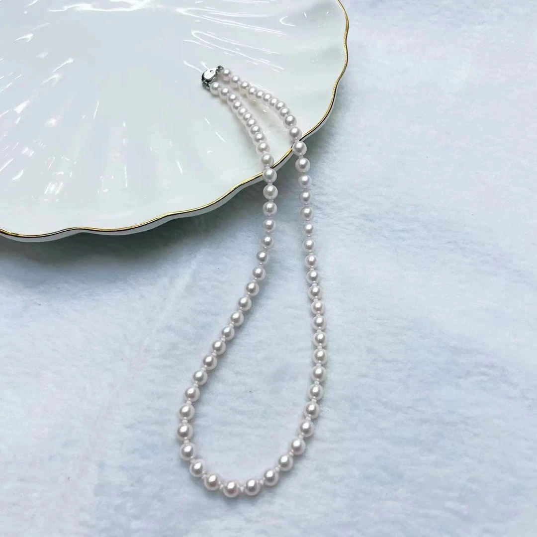 【龙总专属】王炸吉尔德大证akoya珍珠7mm全珠链白色 多样性发货